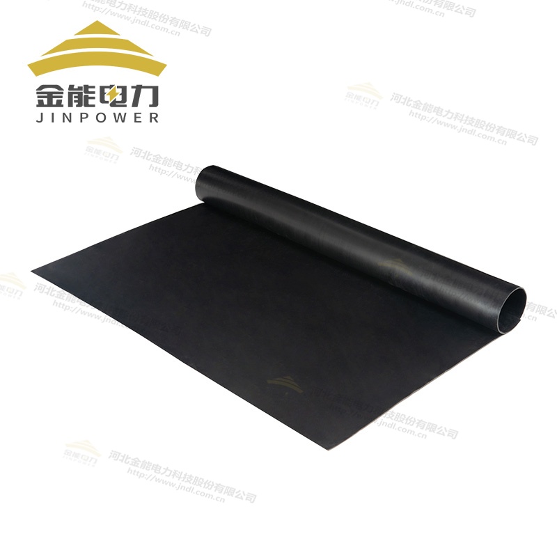 環保型3-12mm黑色平面絕緣橡膠墊